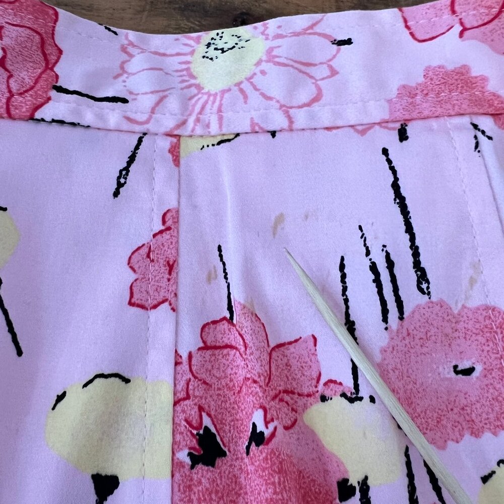 Apostrophe Skirt, A Line, Pink Floral, Pleated, Size 10 Petite, VGC! - Picture 9 of 11